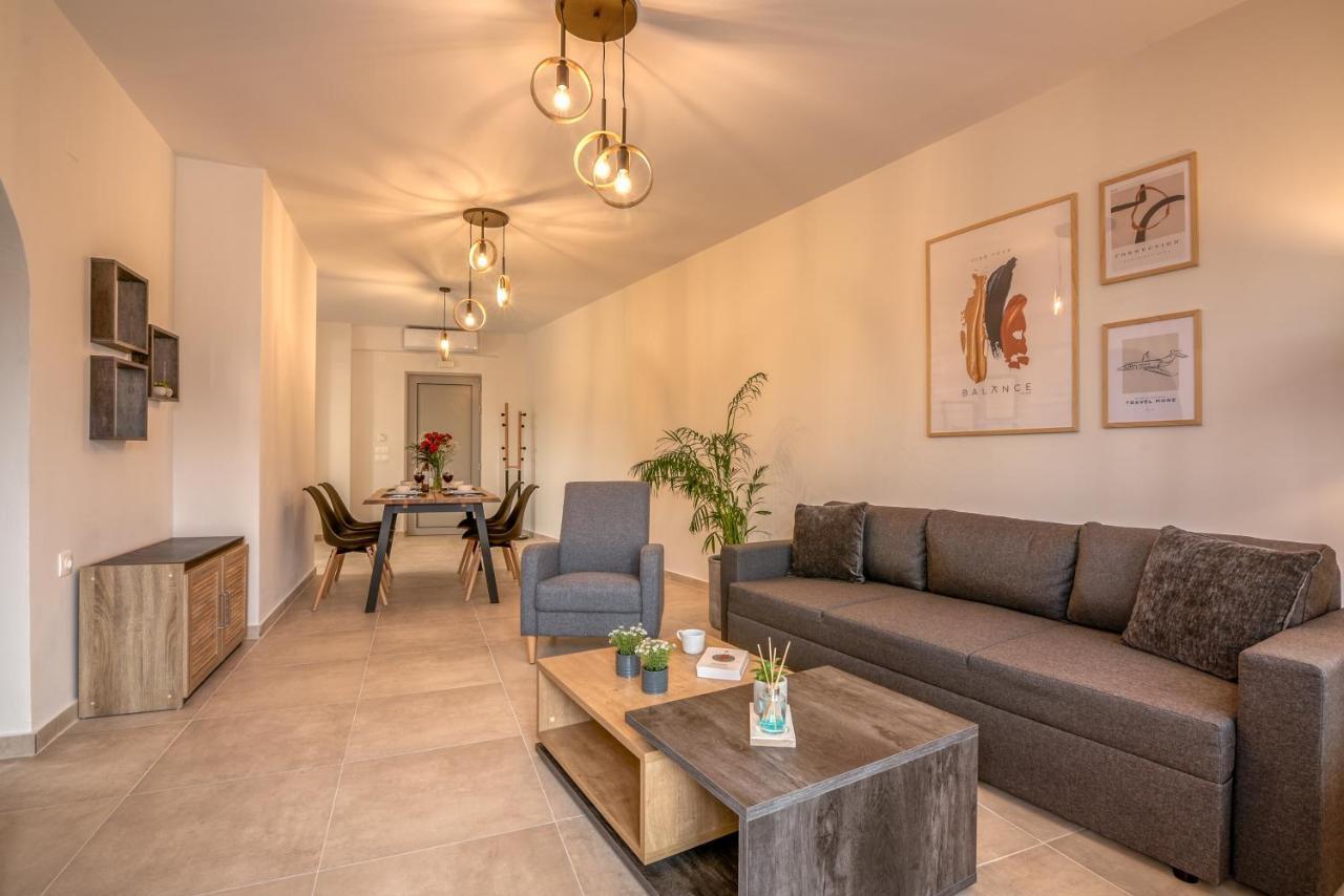 Romanza Kavros Appartement Paralia Kourna Buitenkant foto